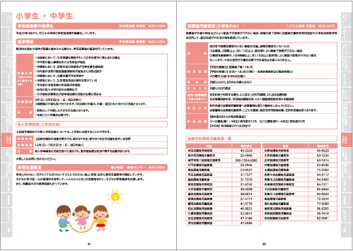 小学生 ・ 中学生（P31～32）
